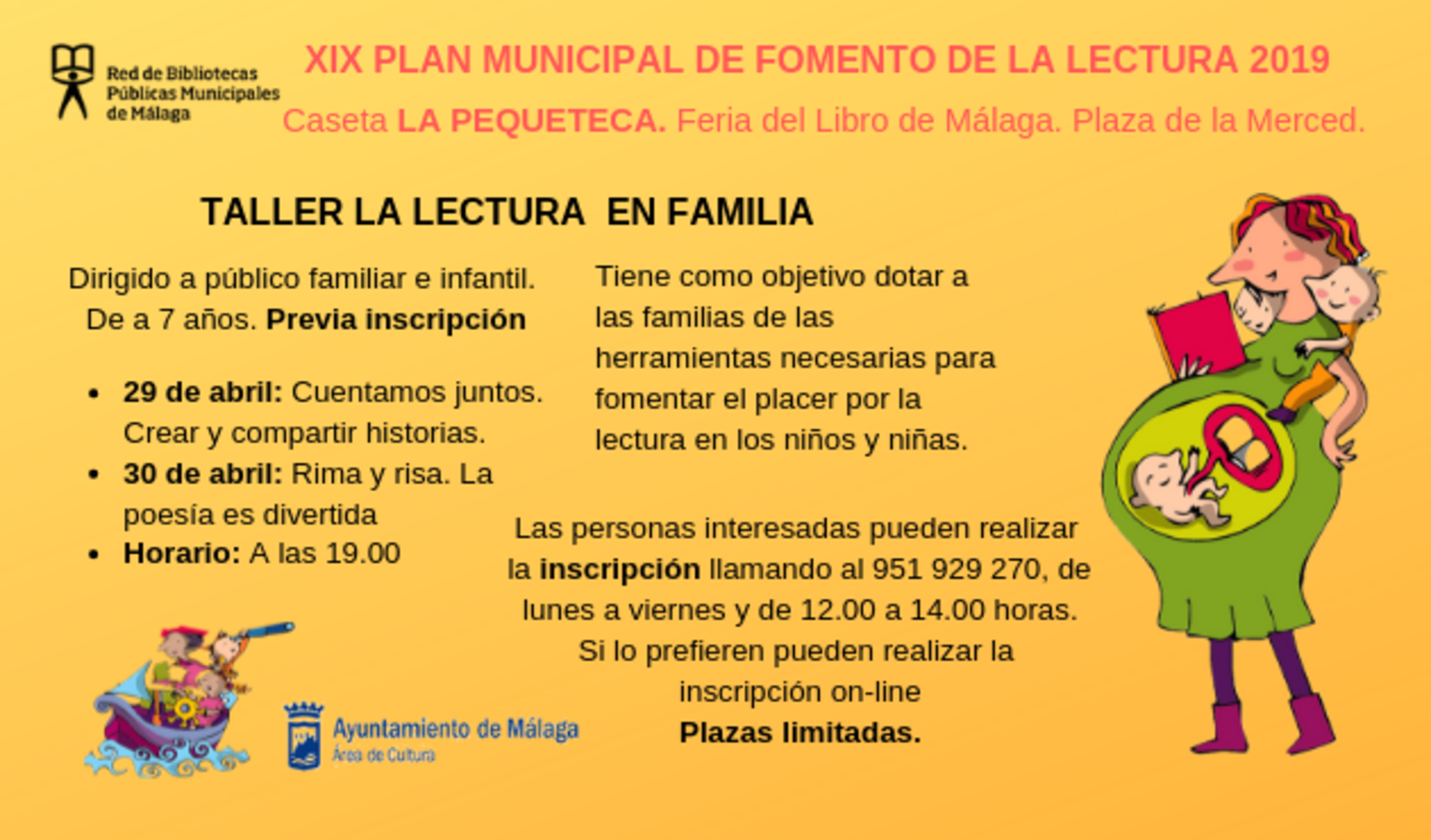 Lectura en familia cartel LA PEQUETECA 1730x1016 Lectura en familia cartel LA PEQUETECA 1730x1016
