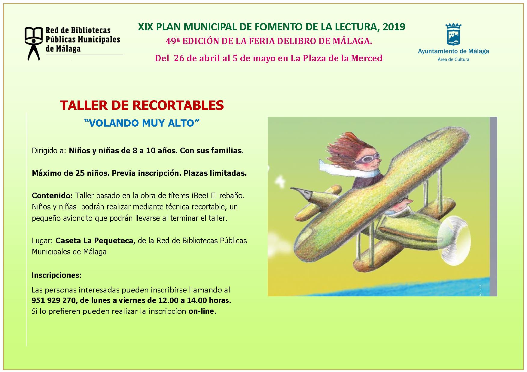 TALLER VOLANDO MUY ALTO cartel TALLER VOLANDO MUY ALTO cartel