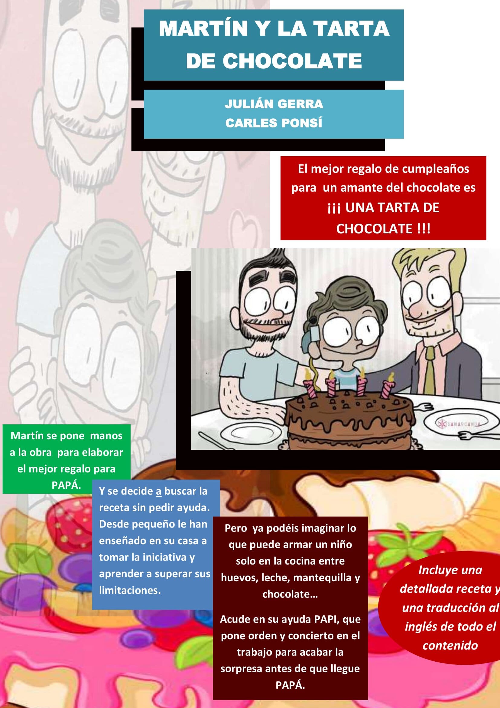 4. Martín y la tarta de chocolate