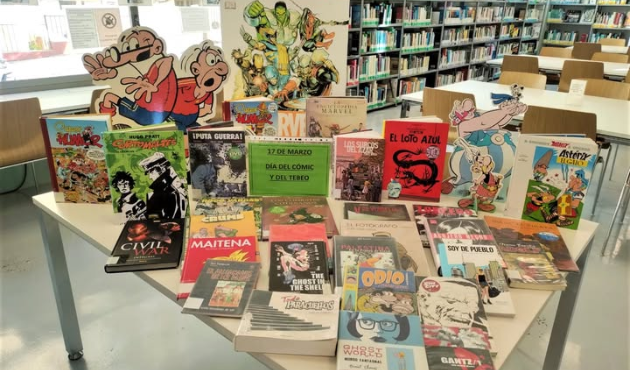 Día del Cómic y del Tebeo en Dámaso Alonso Día del Cómic y del Tebeo en Dámaso Alonso