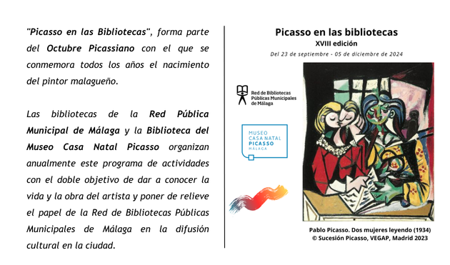 Picasso en las Bibliotecas 2024 2