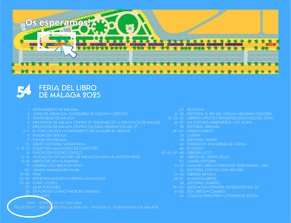 Feria del libro 2025 PLANO en PNG