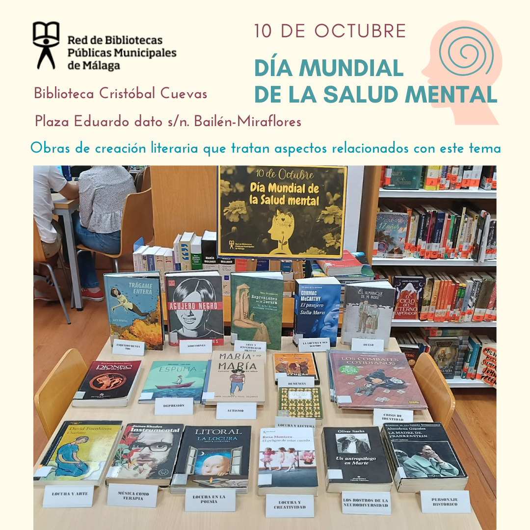 Cuevas Día mundial de la salud mental literatura