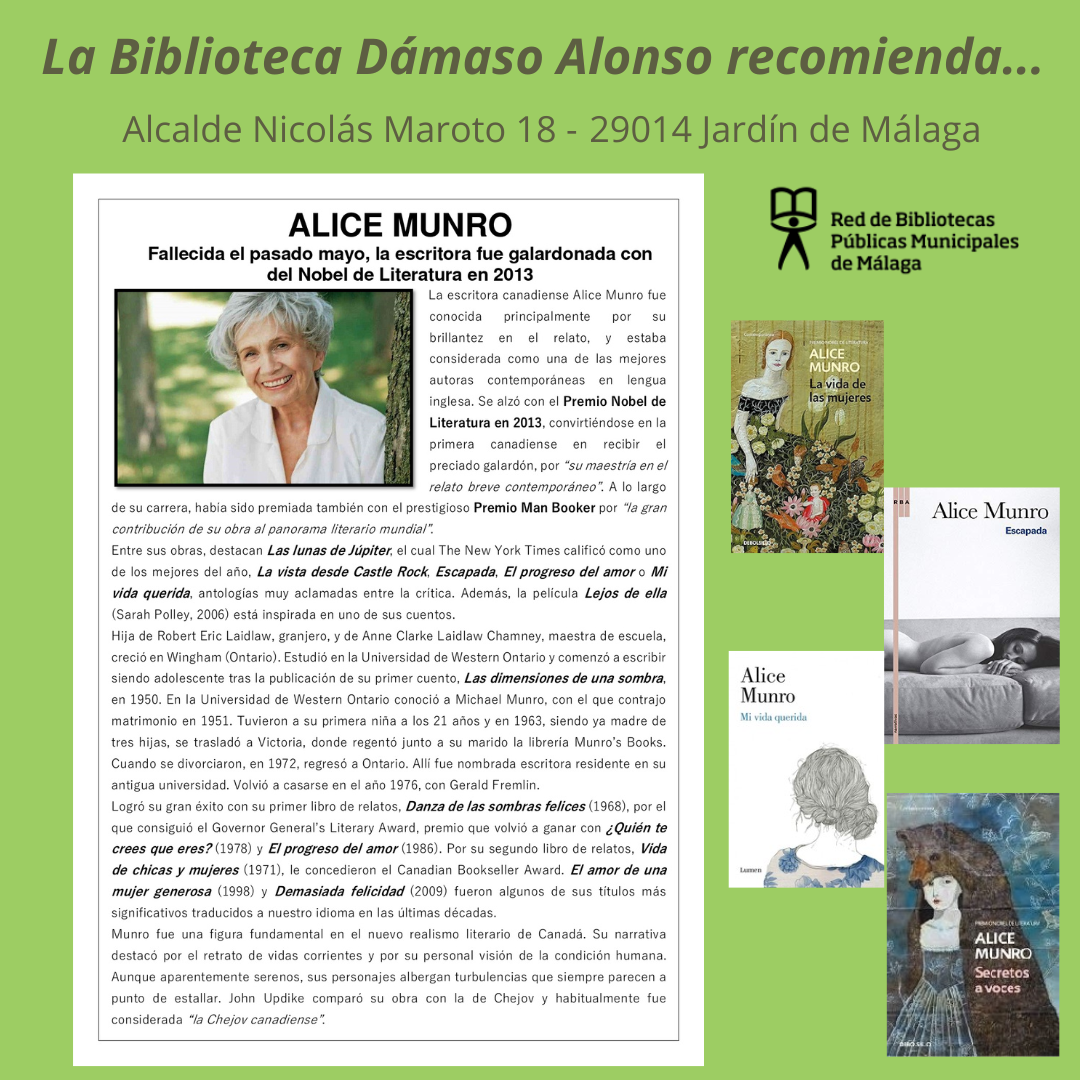 La Biblioteca Dámaso Alonso recomienda