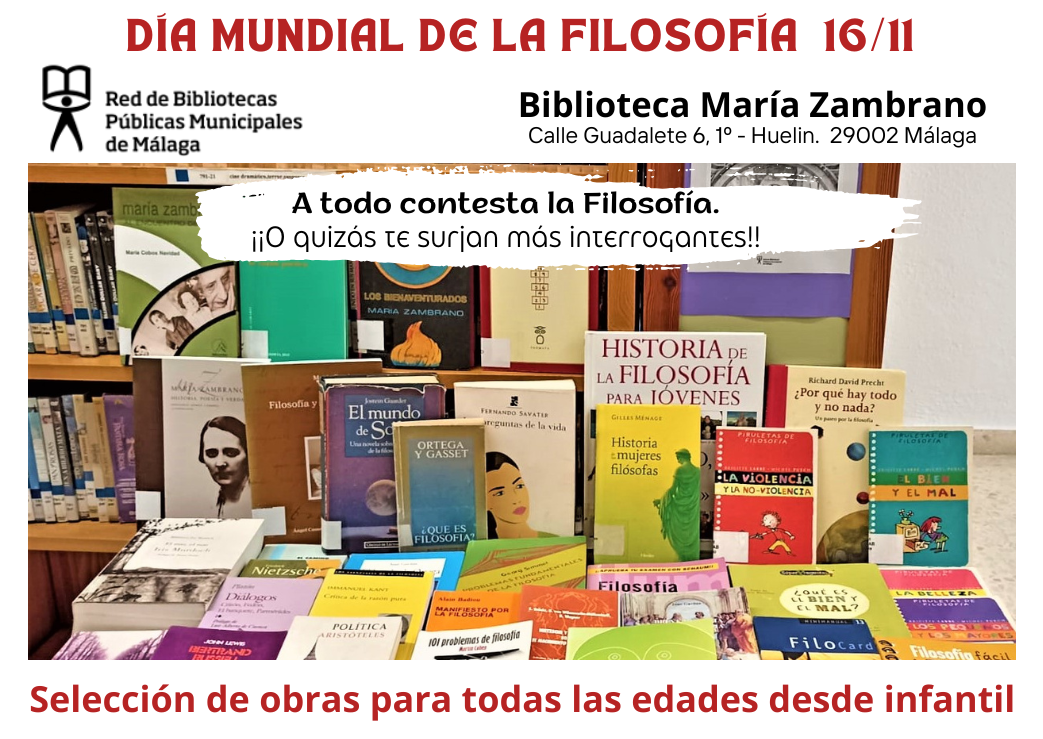 María Zambrano Día de la Filosofía 1